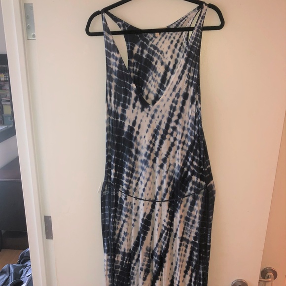 Joie Blue/White Tie Dye Sleeveless Maxi